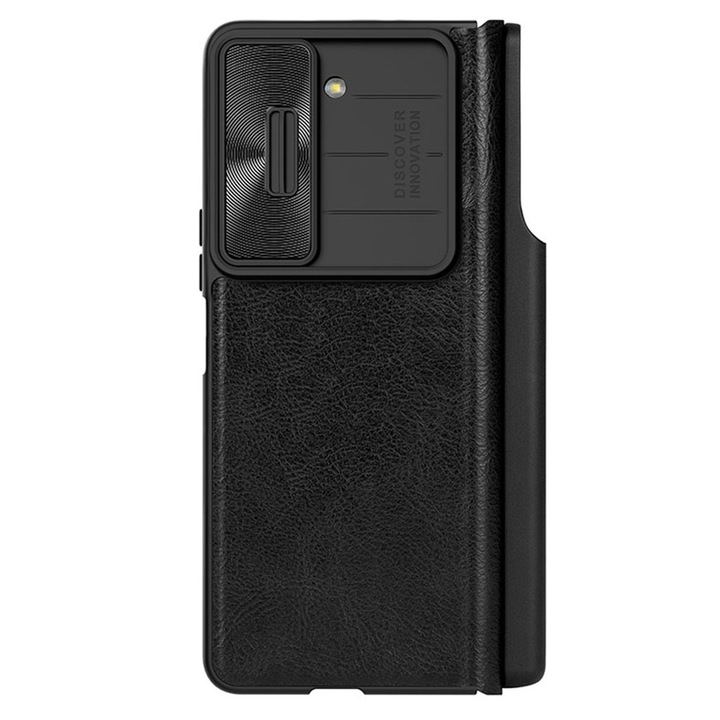 Кейс за Samsung Galaxy Z Fold5 - Nillkin QIN Pro Leather Case - черен
