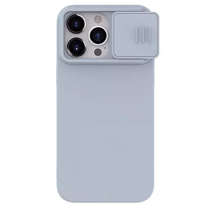 Калъф с висока защита за iPhone 15 Pro, Cipsir, V81, Silicon, Star Titanium Grey