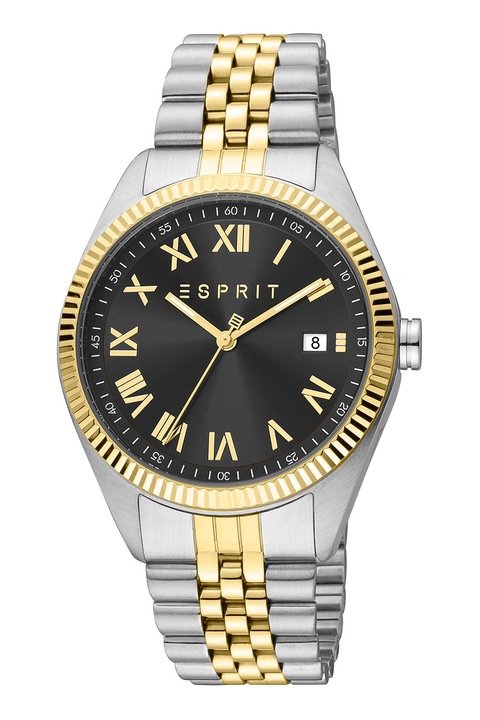 Esprit, Двуцветен часовник от неръждаема стомана, Сребрист, Златист