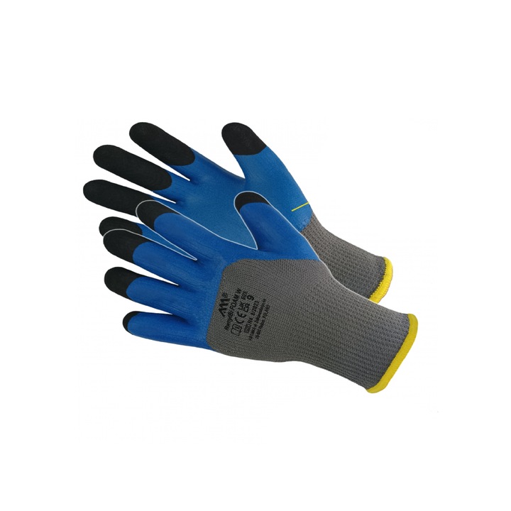 Manusi de protectie acoperite cu latex RWNYLBI FOAM W, marimea 9, Artmas ART702001