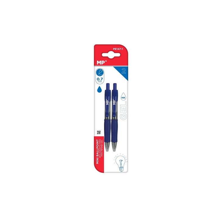 Комплект от 2 сини гел химикалки