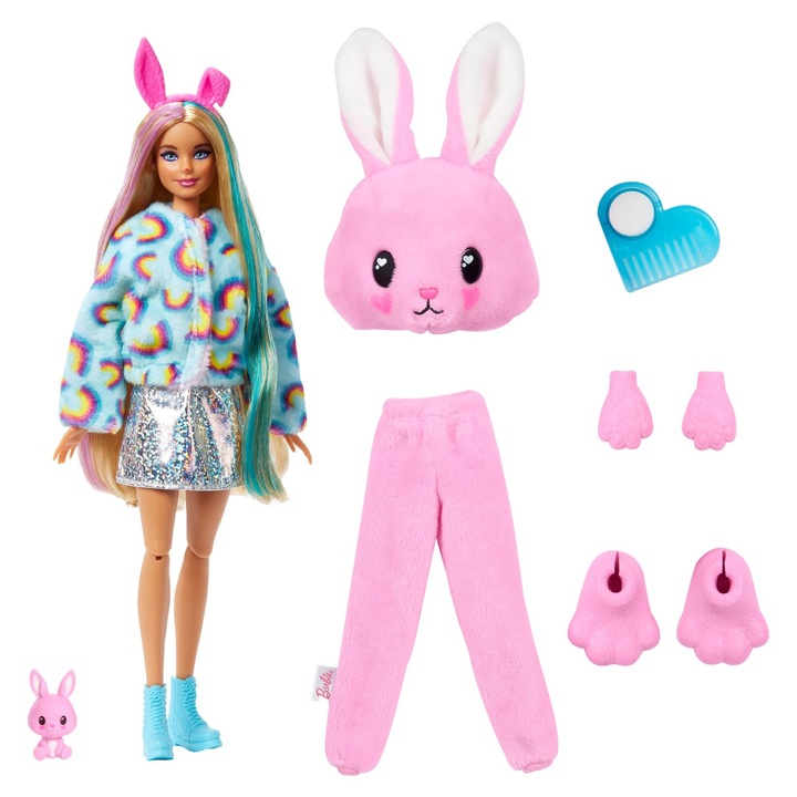 Papusa Barbie Cutie Reveal - Chelsea, Iepuras