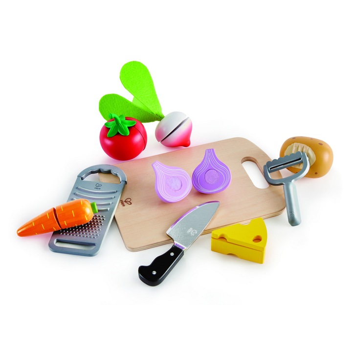 Set de joaca Hape - Cooking essentials, 10 accesorii