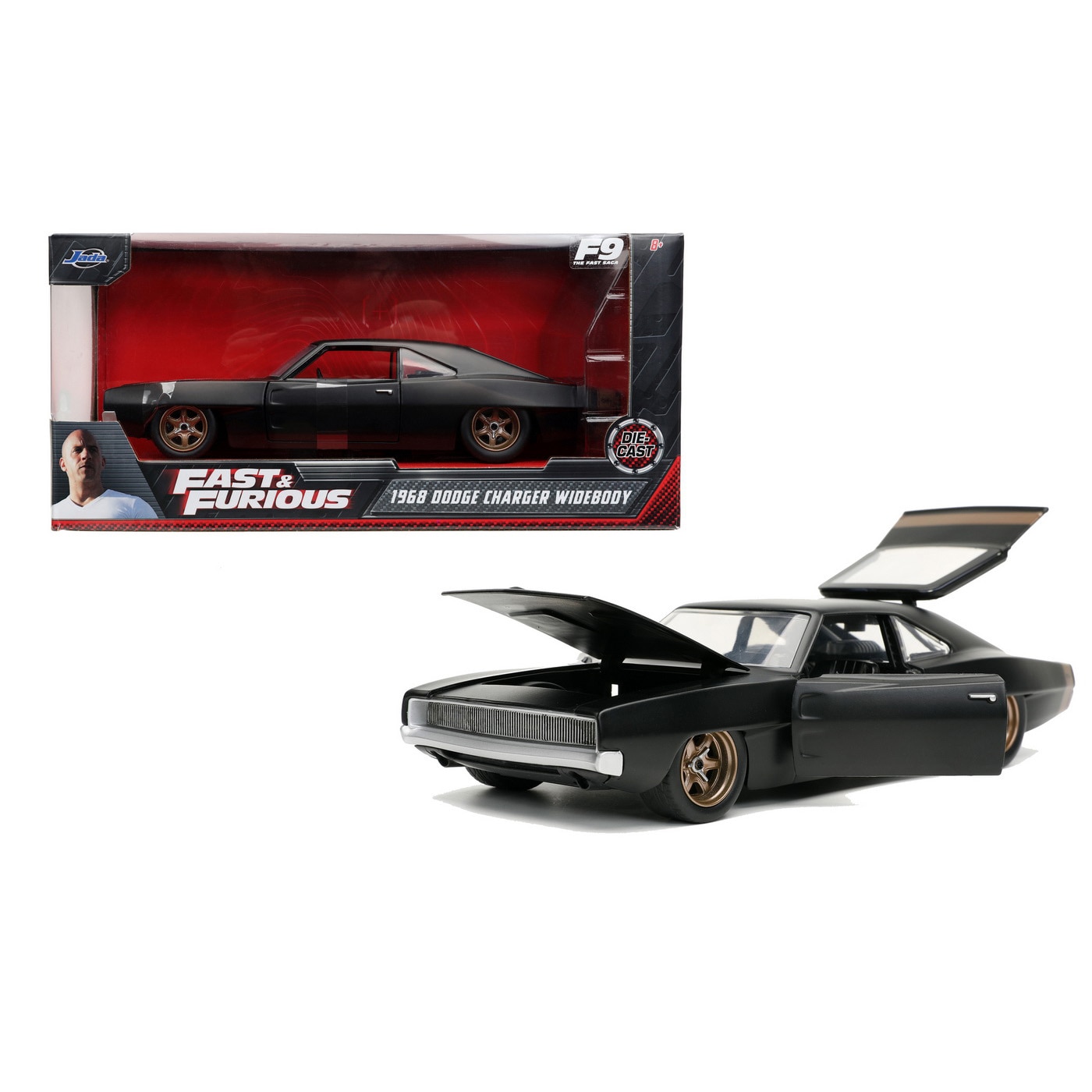 Masinuta diecast Jada Toys - Fast and Furious, 1968 Dodge Charger