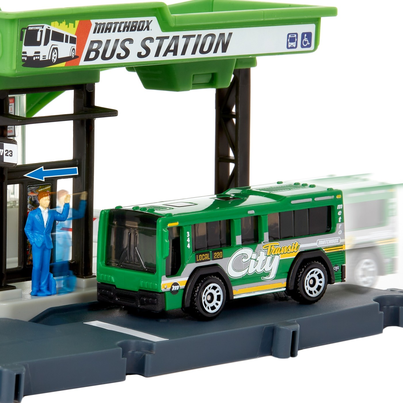 Matchbox store city bus