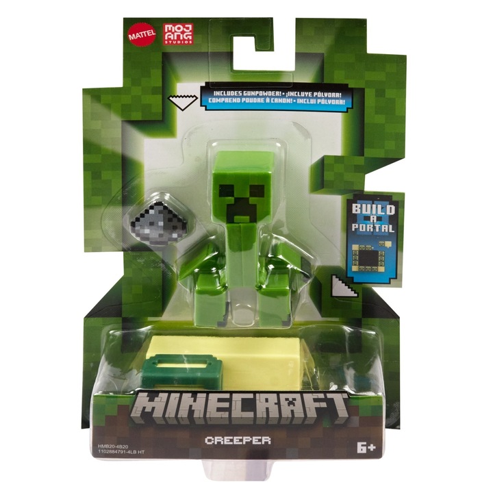 Фигурка Minecraft Craft A Block - Creeper, 8 см