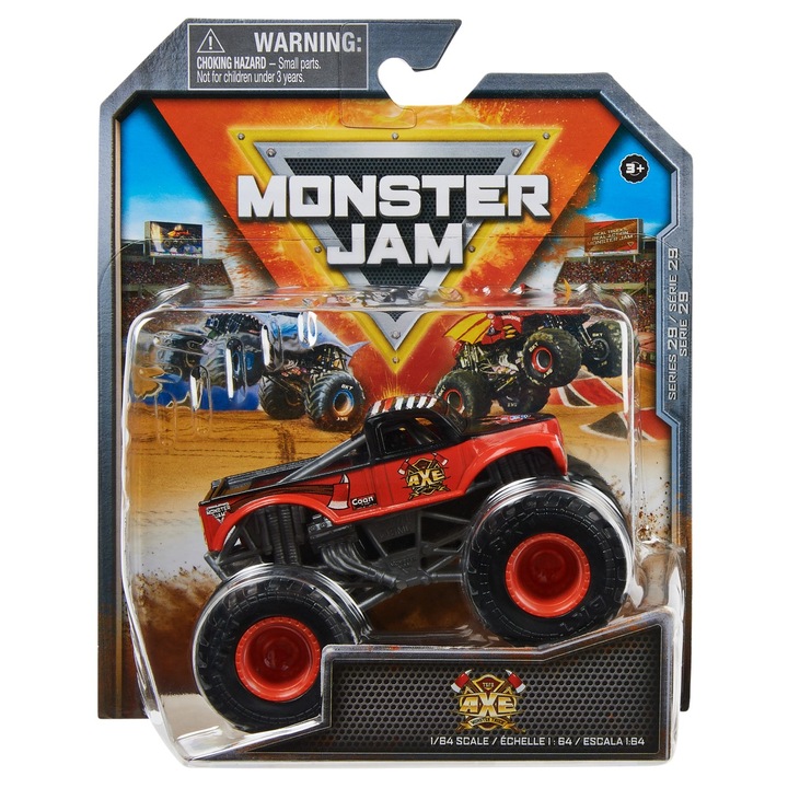 Количка Monster Jam - Axe, 1:64