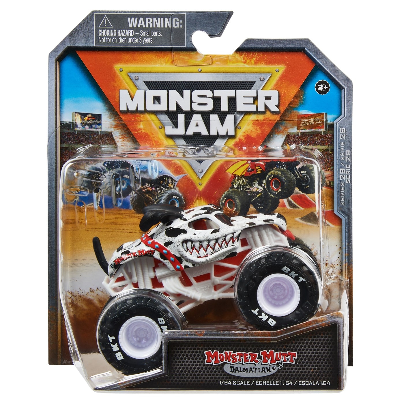 Dalmatian monster truck store toy