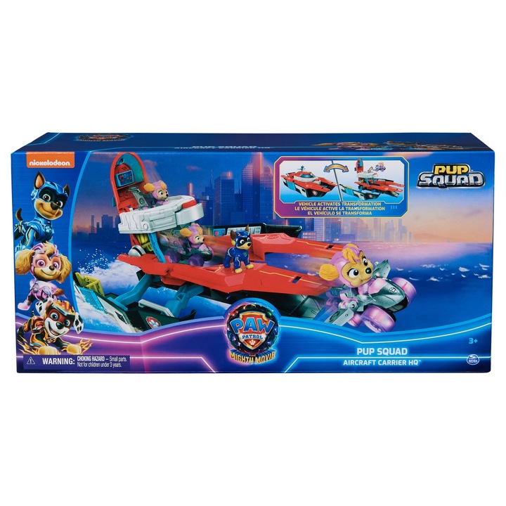 Комплект за игра Paw Patrol Mighty Movie - Pup Squad Aircraft