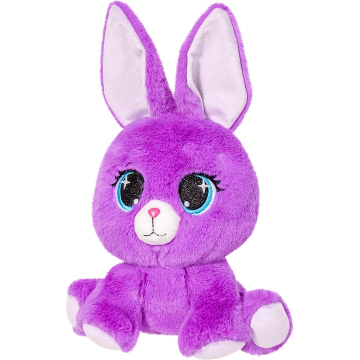 Плюшена играчка Stip - Зайче Мила, Син, 25 см