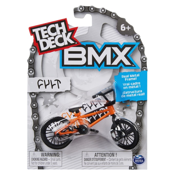 Bicicleta BMX Tech Deck - Fult, portocaliu