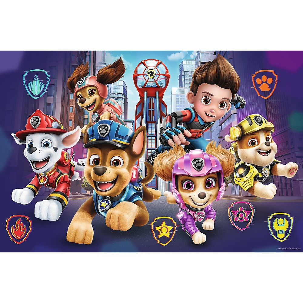 Puzzle Trefl Primo Super Maxi - Paw Patrol, Echipa cateilor, 24 piese ...