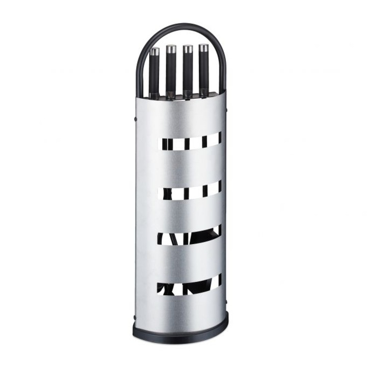Set accesorii pentru semineu/soba, 4 piese cu suport, otel, negru/argintiu, 67 x 22 x 16, 5 cm