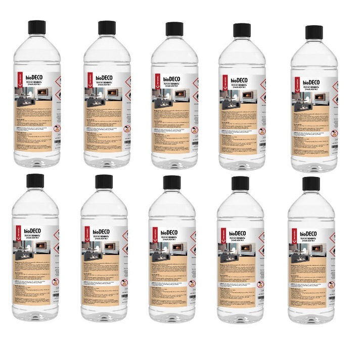 Set Biocombustibil, Bioetanol, Transparent, Miros Grapefruit - Bax 10L