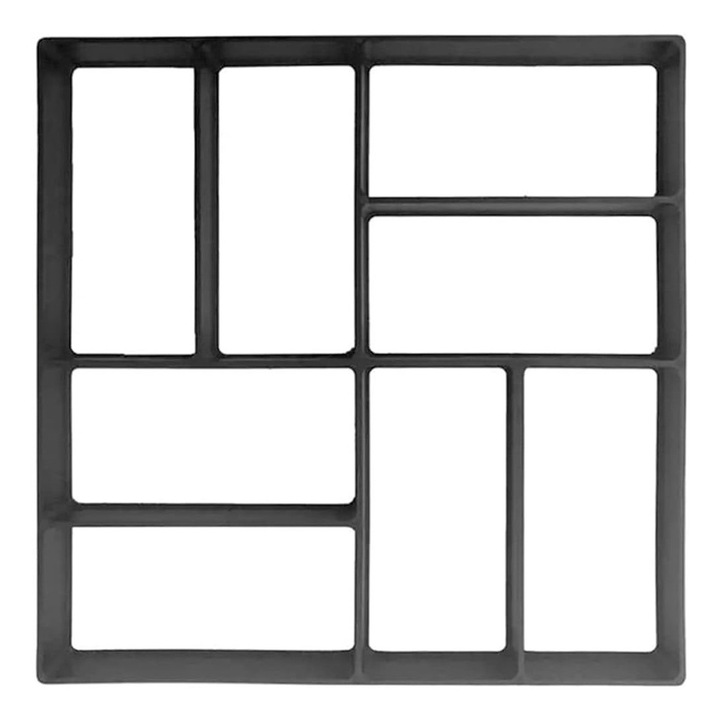 Форма за павета Jormftte, пластмаса за многократна употреба, камък, 40x40x4 см