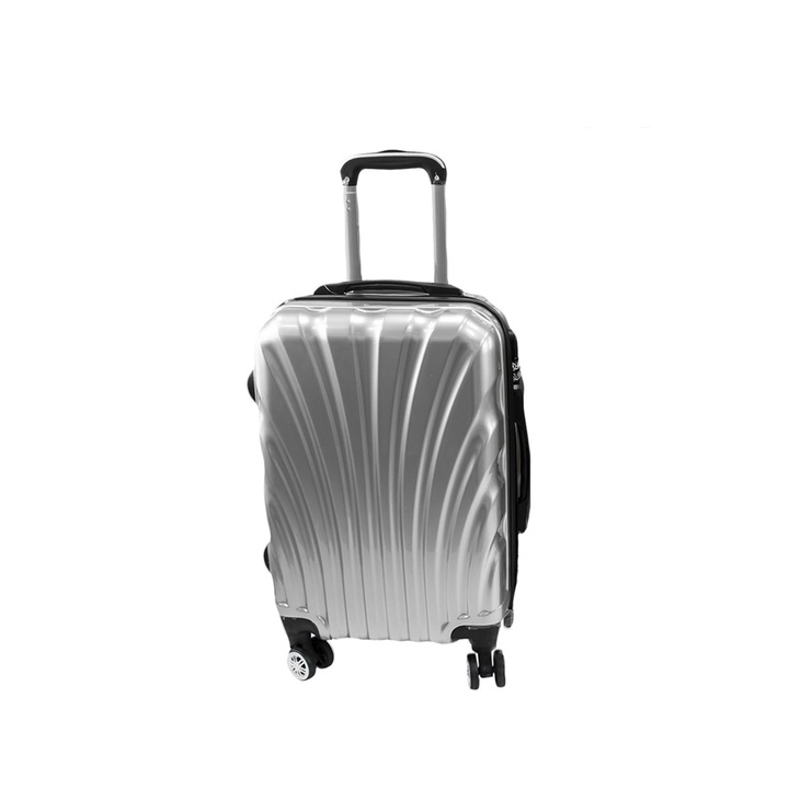 Куфар SQ Professional, Заключващ Механизъм, 70 см, Сребрист