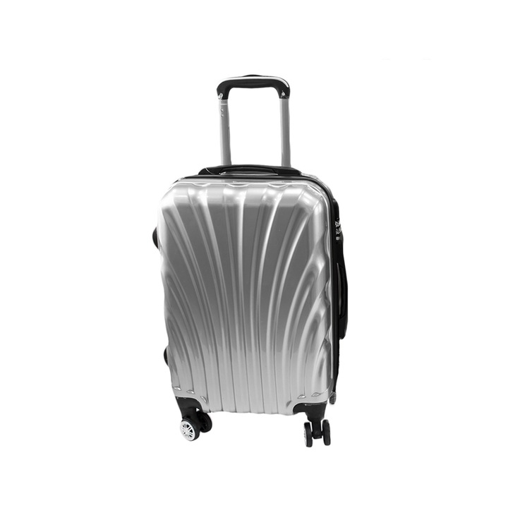 Куфар SQ Professional, Заключващ Механизъм, 77 см, Сребрист