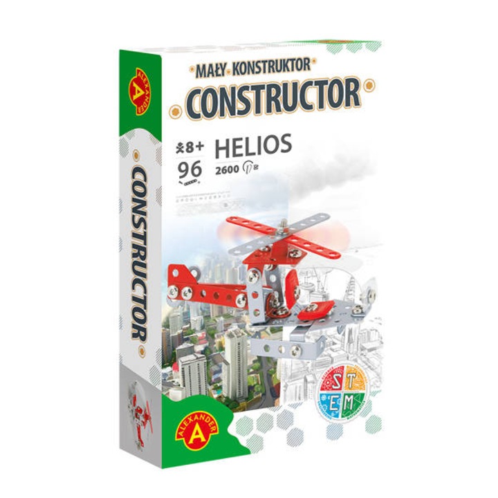 Малък комплект конструктор Helios, Alexander, 96 елемента, Mногоцветен