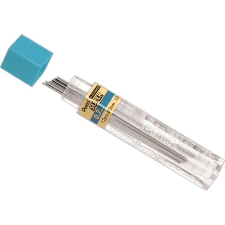 Mine de creion Pentel, Rasina sintetica, 0,7 H