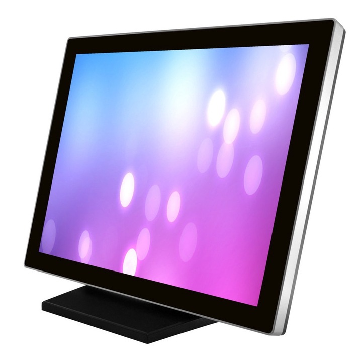 Monitor érintőképernyős, Nvox, 15 hüvelykes, LED, HDMI, 12V, 230V, Fekete
