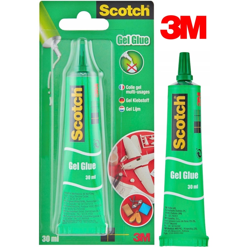 Adeziv lichid, Scotch, Gel 3M, Universal, 30 ml - eMAG.ro