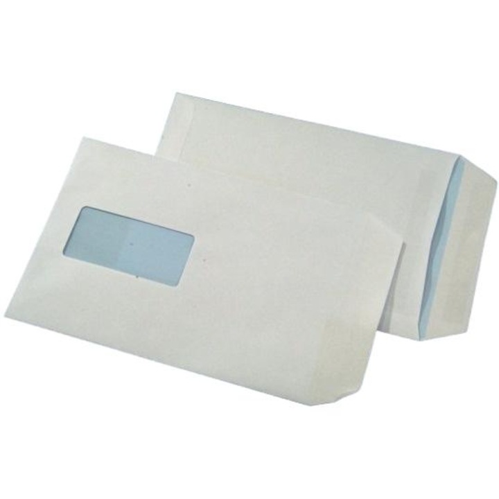 500 db-os boríték készlet, Nc Koperty, Papír, Öntapadó, 162 x 229 mm, Fehér