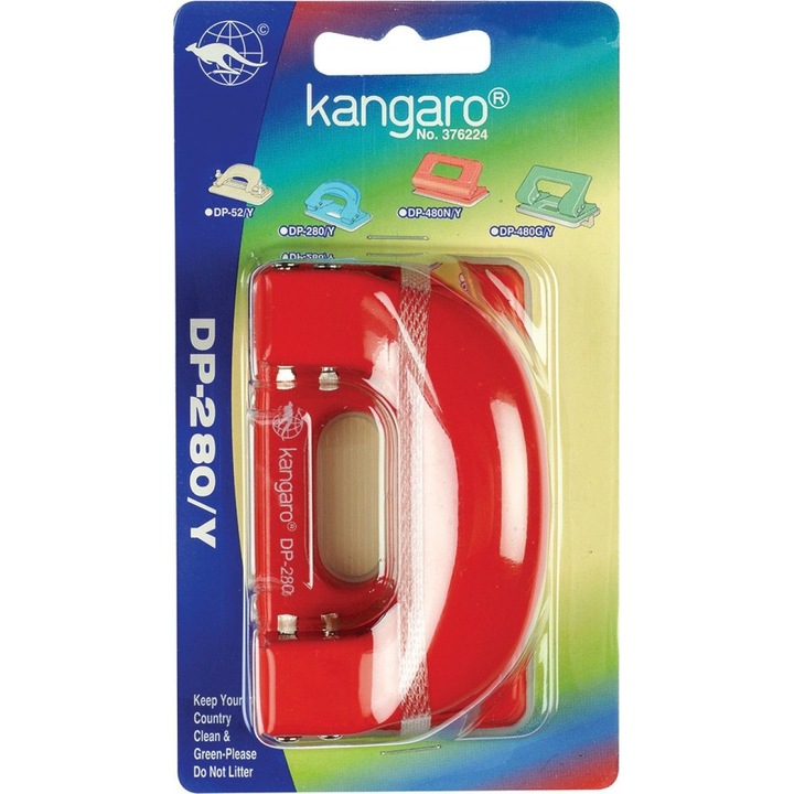 Perforator, Kangaro, 11 coli, Rosu