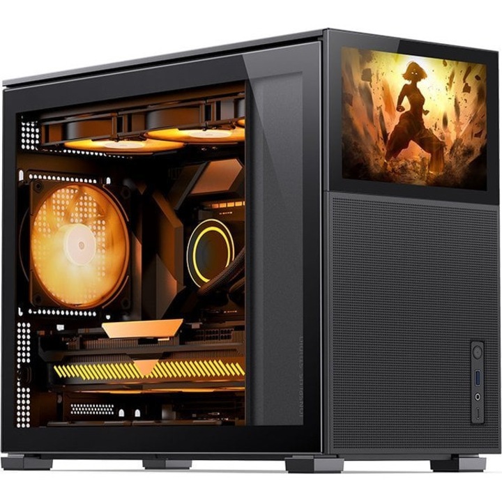 Carcasa, Jonsbo, Sticla securizata, Negru