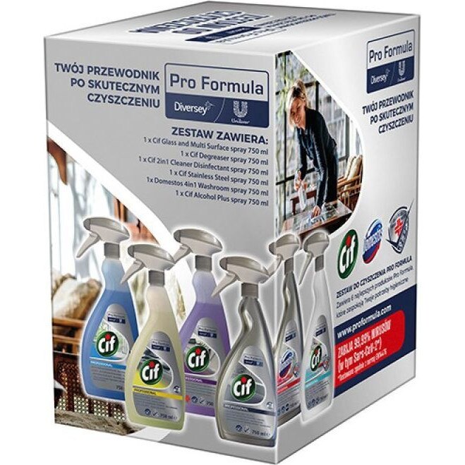 Set 6 Produse De Curatenie, Cif, 750ML - EMAG.ro