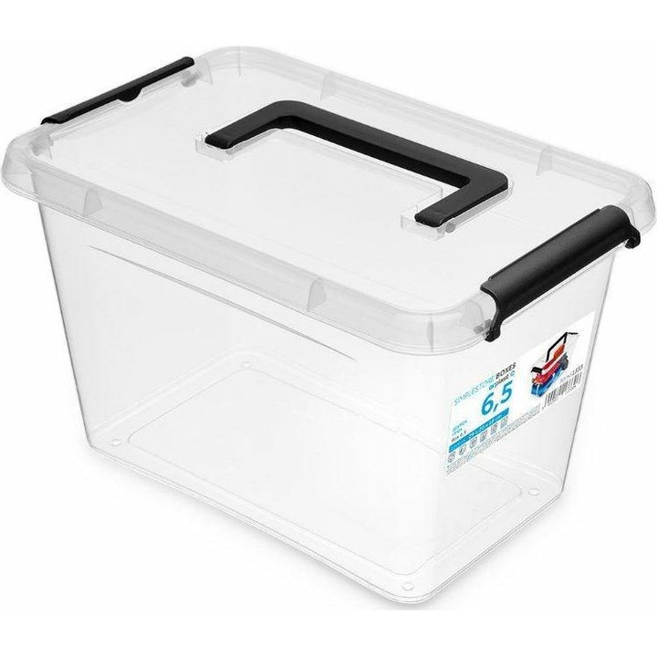 Recipient dreptunghiular cu maner, Orplast, 6,5l