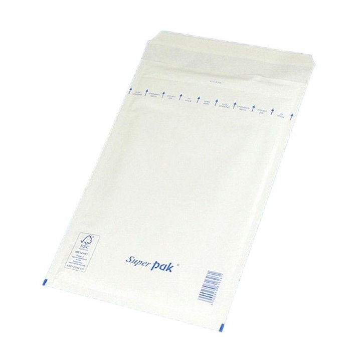 Пликове с мехурче, Office Products, Самозапечатващи се, E15, 220x265mm/240x275mm, 5 бр., Бели