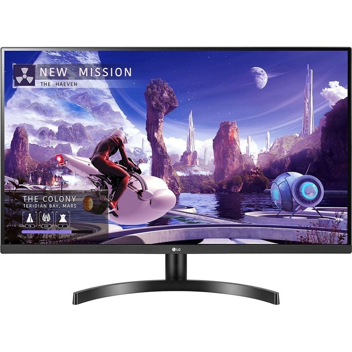 Széles IPS monitor, LG, 2560x1440, képernyőátló 31,5"