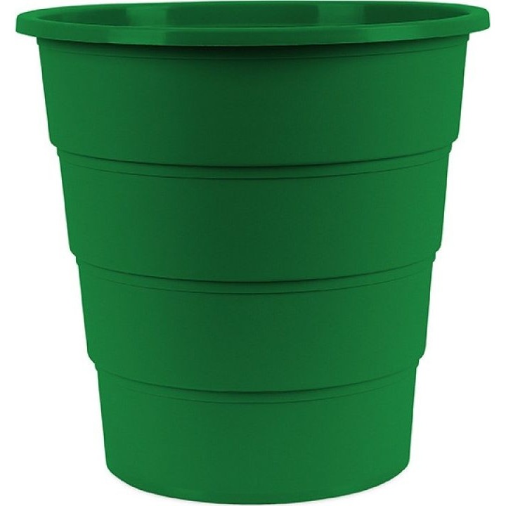 Cos de gunoi, Office Products, PP, Verde, 16L