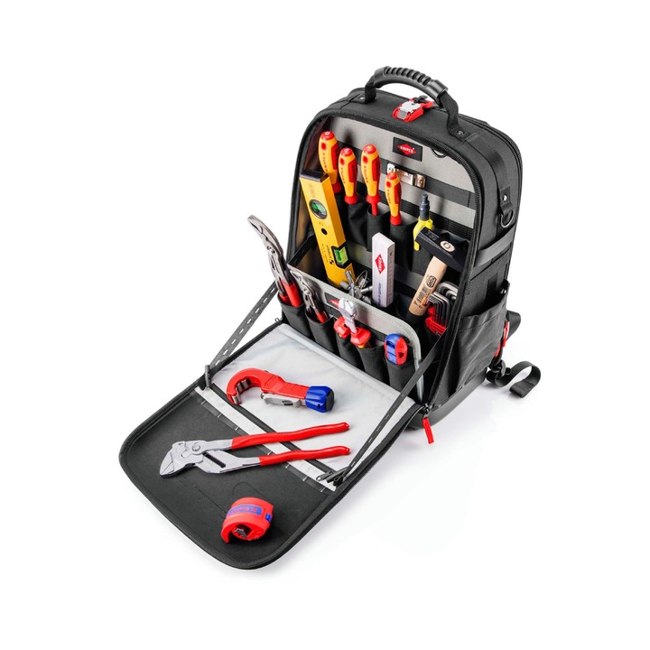 Rucsac organizare unelte, Knipex, 50 x 35 x 25 cm, Negru