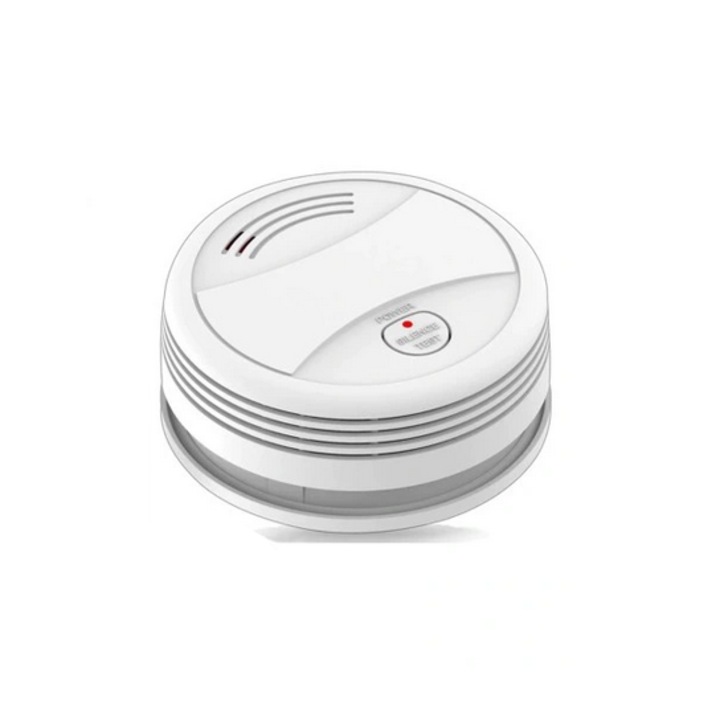 Detector de Fum Tuya, VS-P443W, Wireless, Alarma sonora, Alb