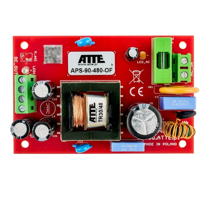 Tápegység SMPS, ATTE, 48V, 2A, 90W, Multicolor