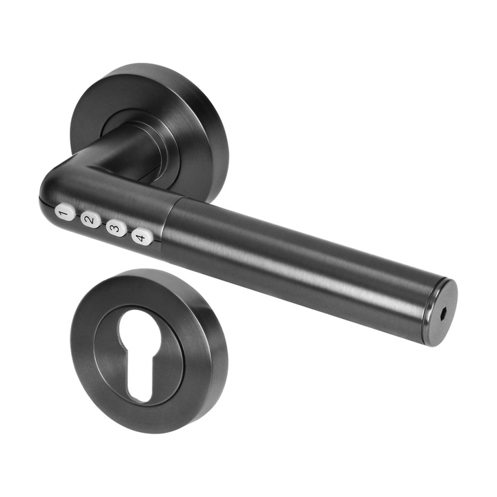 Maner inteligent usa, IP44, deschidere prin PIN si Bluetooth