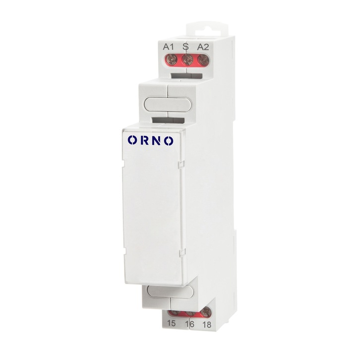 Orno relé, 3P 8A, 12-230 VUC, Fehér