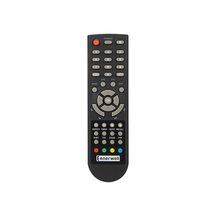 Telecomanda tuner, Blow, Compatibil cu Blow /Enerwell, Negru