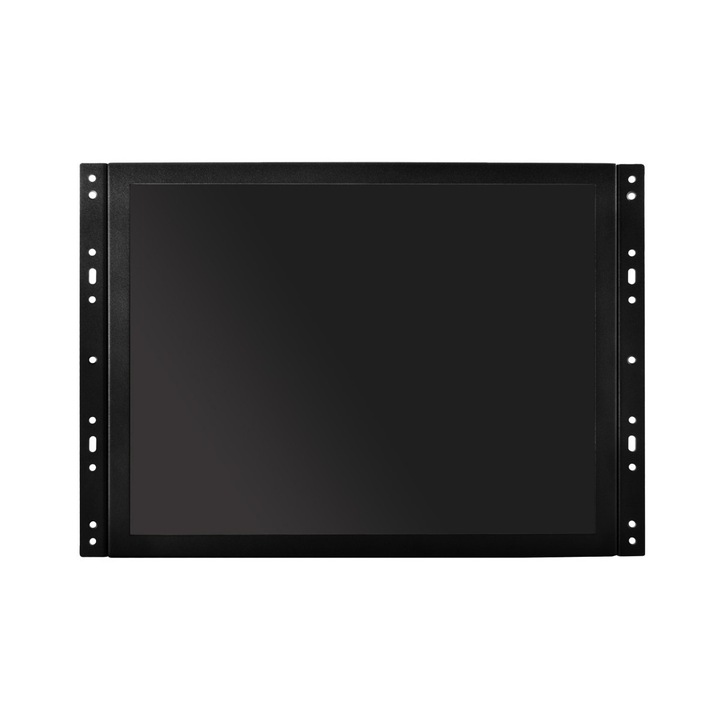 LED monitor, Nvox, 12V/230V, 1024x768p, 15 hüvelykes, fekete