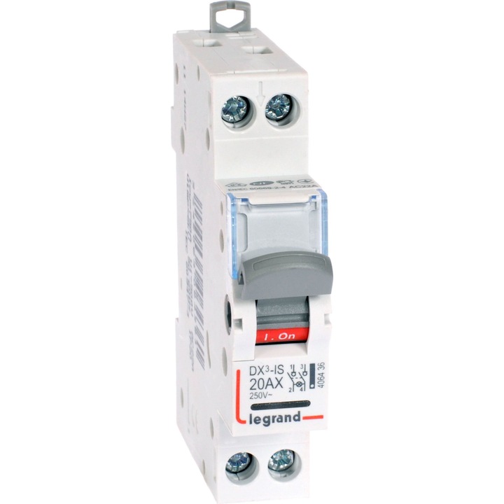 Siguranta modulara, Legrand, 20A 2P, 400V, 17.5mm
