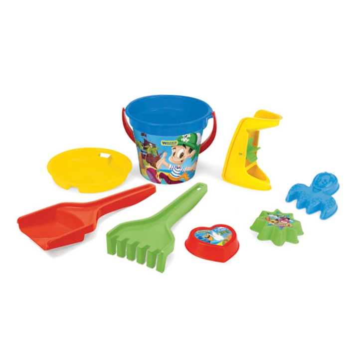 Комплект от 8 форми за пясък, Wader, Multicolor