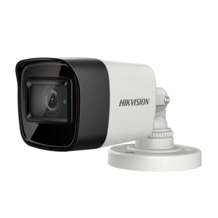Camera IP, Hikvision TVI TVICAM-B8M, 2.8 mm, Alb/Negru