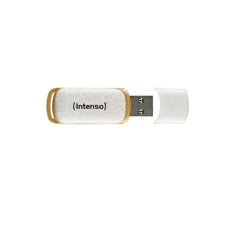 USB pendrive, Intenso, 128 GB, fehér