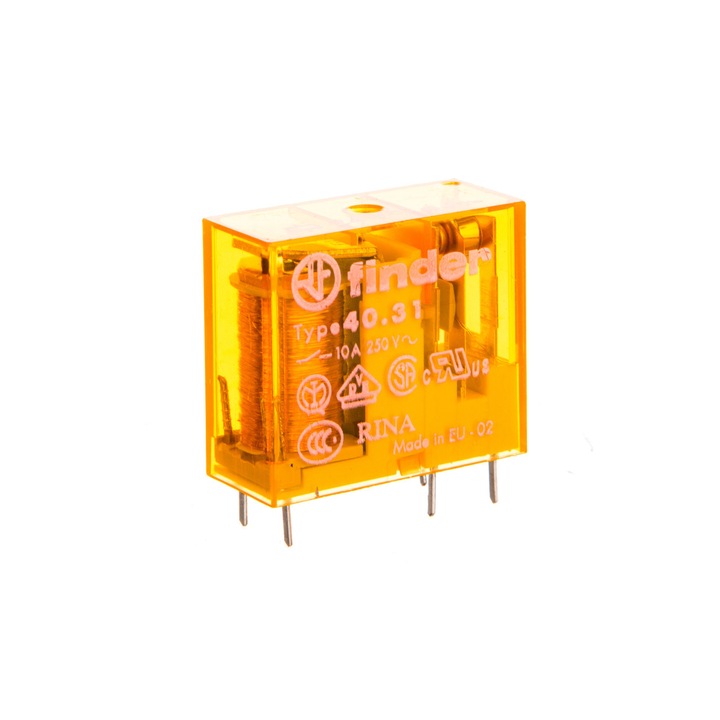 Releu, Finder, 1P/10A, 24V/AC
