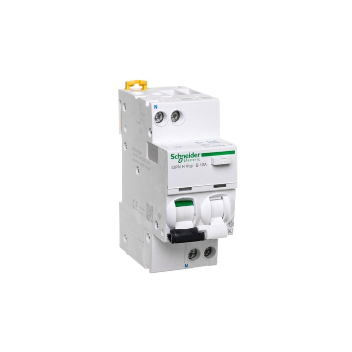 Dispozitiv de protectie Schneider Acti 9 iDPN Vigi 1p+N 10A 30mA, alb, 9x85x36mm