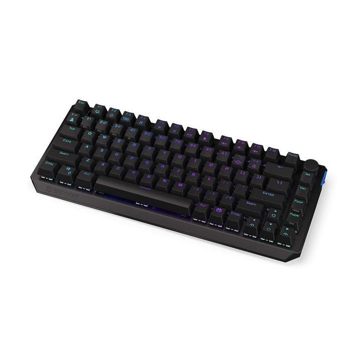 Endorfy Thock 75% Wireless Black Switch Mechanical Keyboard Black US, 226682, Billentyűzet