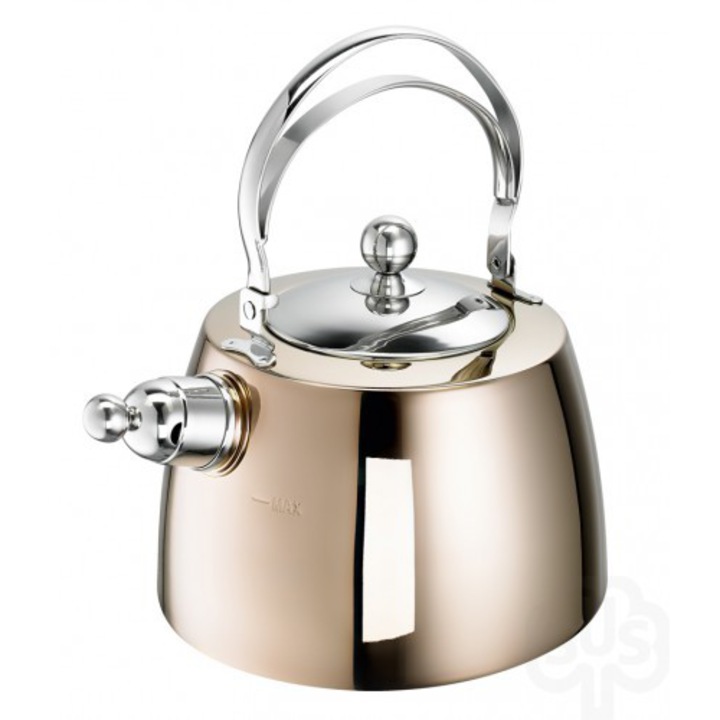 Fierbator, Schulte-Ufer, Otel, 2.6 L, Auriu/Argintiu