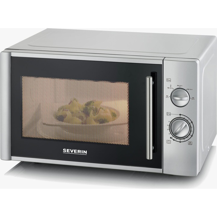 Cuptor de mictrounde, Severin, 900 W, Argintiu
