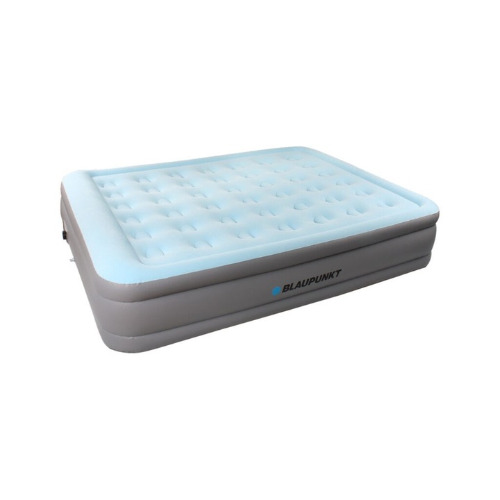 Надуваем матрак с вградена електрическа помпа, Blaupunkt, 203x157 см